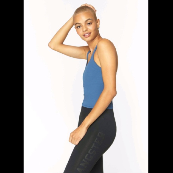 Spiritual Gangster Ribbed Racerback Active Tank Sm - Picture 3 of 4